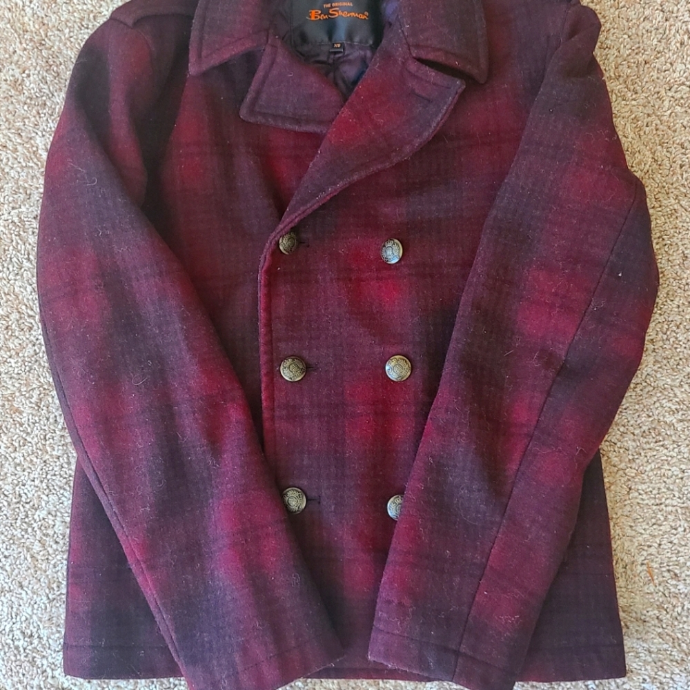 Ben Sherman Wool Button Coat